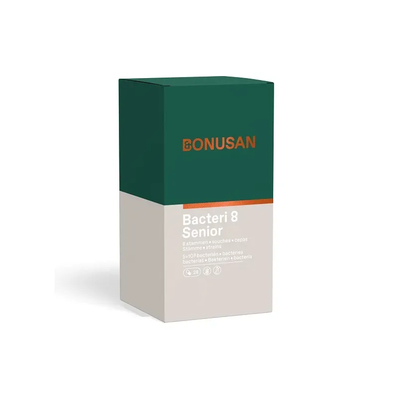 Bonusan Bacteri 8 Senior, 28 comprimidos | Farmacia Barata Bonusan Bacteri 8 Senior, 28 comprimidos | Farmacia Barata