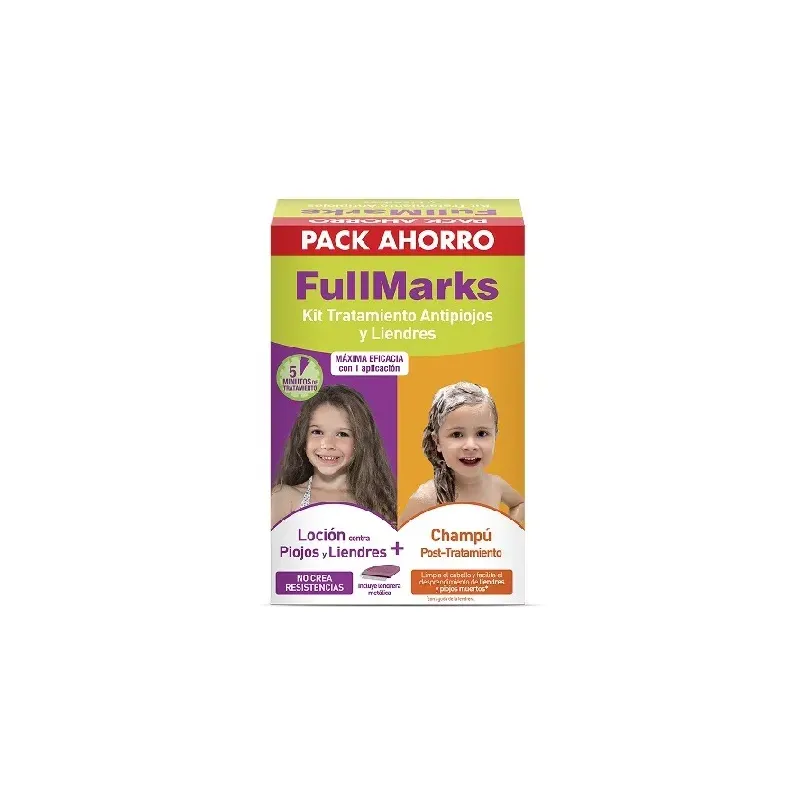 Fullmarks Kit Tratamiento Antipiojos y Liendres| Farmacia Barata Fullmarks Kit Tratamiento Antipiojos y Liendres| Farmacia Barata