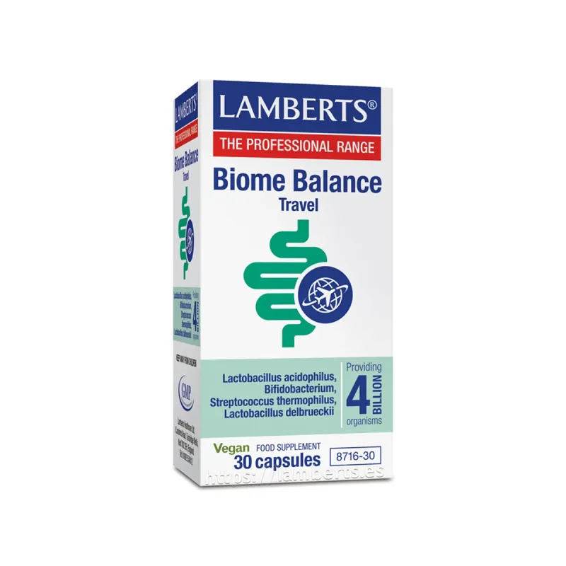 Lamberts Biome Balance Travel 30 cápsulas | Farmacia Barata Lamberts Biome Balance Travel 30 cápsulas | Farmacia Barata