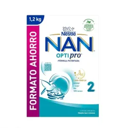 NAN Optipro 2 leche de continuación formato ahorro, 1200 g