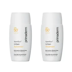 Primaderm Xpertsun Urban Advance Rich Texture, Oferta duplo 2x50 ml