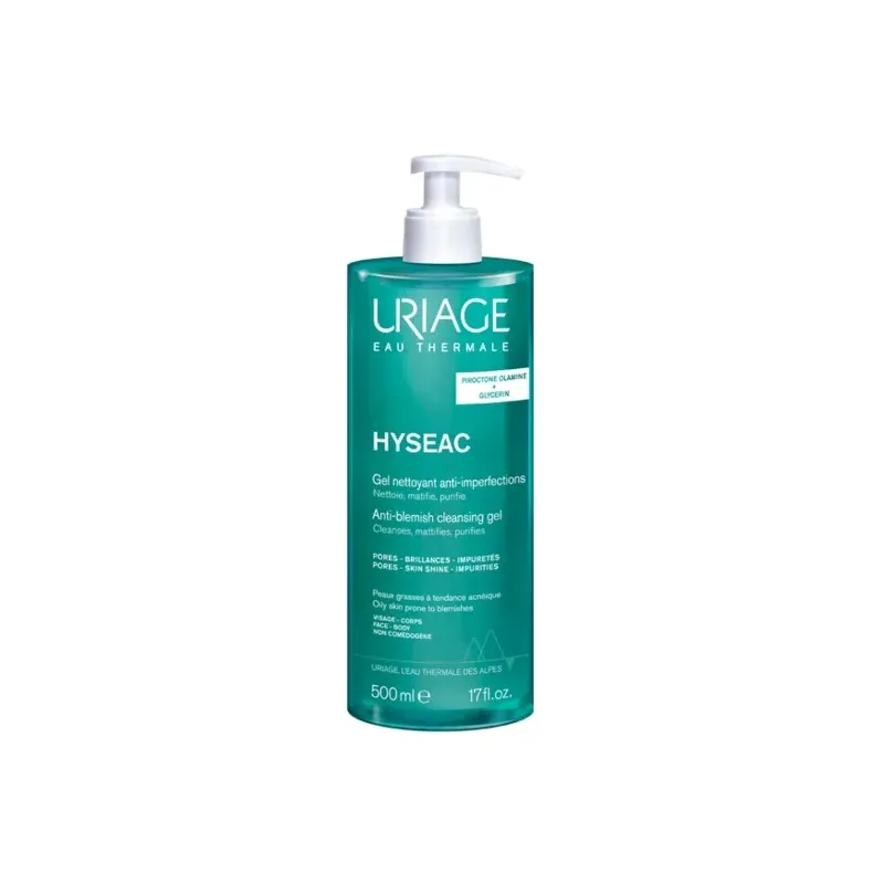 Uriage Hyseac Gel Limpiador, 500ml | Farmacia Barata