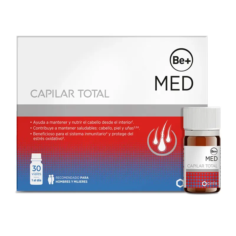 BE+ Med Capilar Total, 30 viales bebibles | Farmacia Barata BE+ Med Capilar Total, 30 viales bebibles | Farmacia Barata