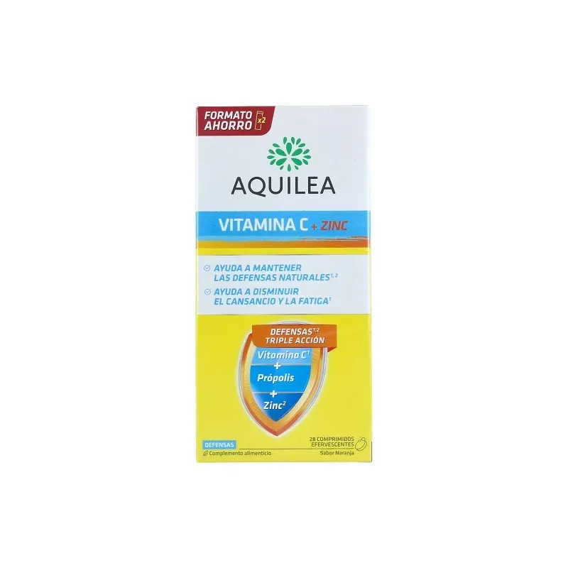 Aquilea Vitamina C + Zinc | Farmacia Barata Aquilea Vitamina C + Zinc | Farmacia Barata