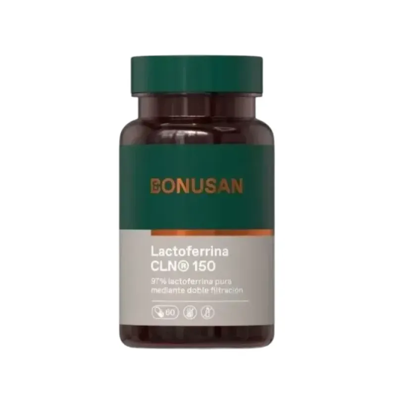 Bonusan Lactoferrina CLN 150 mg 60 cápsulas | Farmacia Barata Bonusan Lactoferrina CLN 150 mg 60 cápsulas | Farmacia Barata