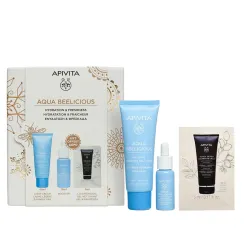 Apivita Aqua Beelicious Crema-Gel Oil Free, 40ml + Regalo Sérum Booster, 10 ml + Muestra Limpiador