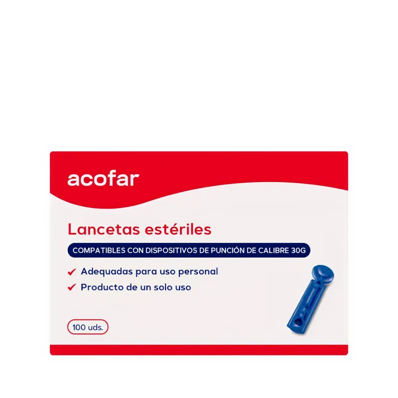 Acofar Nesira Lancetas Estériles 100 uds | Farmacia Barata Acofar Nesira Lancetas Estériles 100 uds | Farmacia Barata