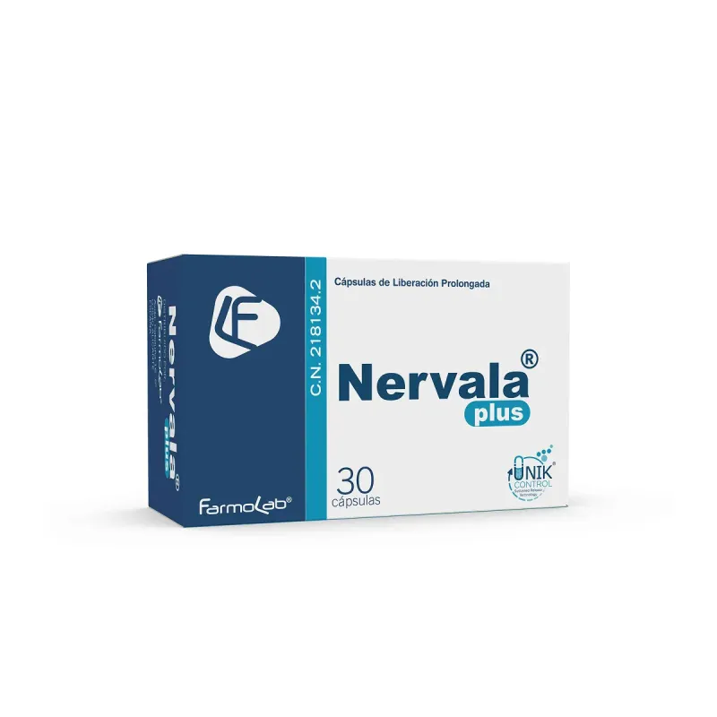 Nervala Plus 30 cápsulas | Farmacia Barata