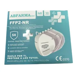 Mascarilla FFP2 Blanca, 5 unidades