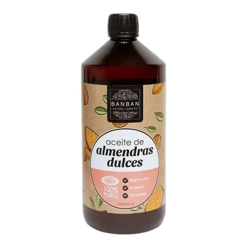Banban Aceite Almendras Dulces, 1 litro | Farmacia Barata Banban Aceite Almendras Dulces, 1 litro | Farmacia Barata