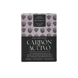 Banban Jabon Carbón Activo, 100 gr