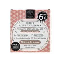 Banban Toallita Limpiadora Facial, 2 unidades
