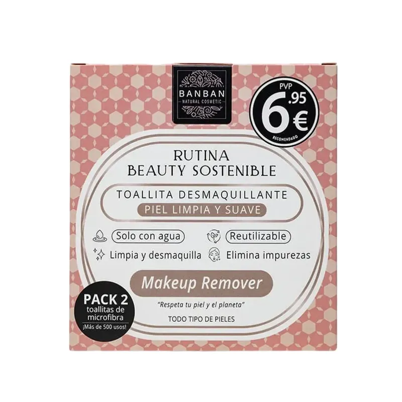 Banban Toallita Limpiadora Facial 2 unidades | Farmacia Barata