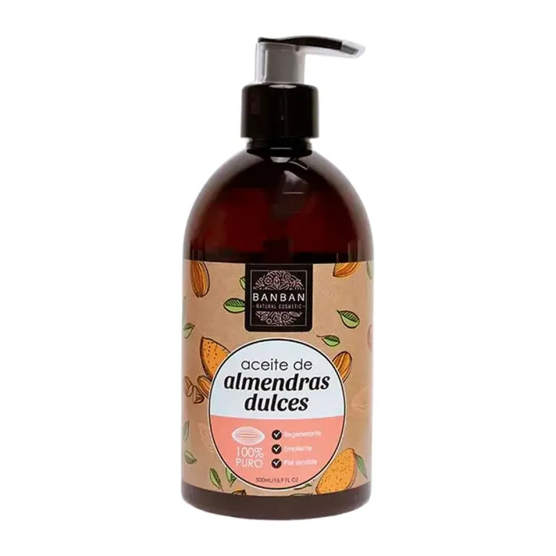 Banban Aceite Almendras Dulces, 500 ml | Farmacia Barata Banban Aceite Almendras Dulces, 500 ml | Farmacia Barata