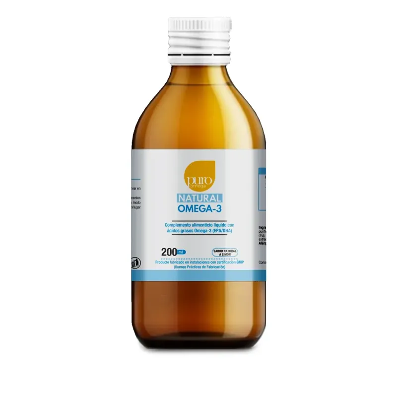 Puro Omega Natural Omega-3 Niños 200 ml | Farmacia Barata Puro Omega Natural Omega-3 Niños 200 ml | Farmacia Barata
