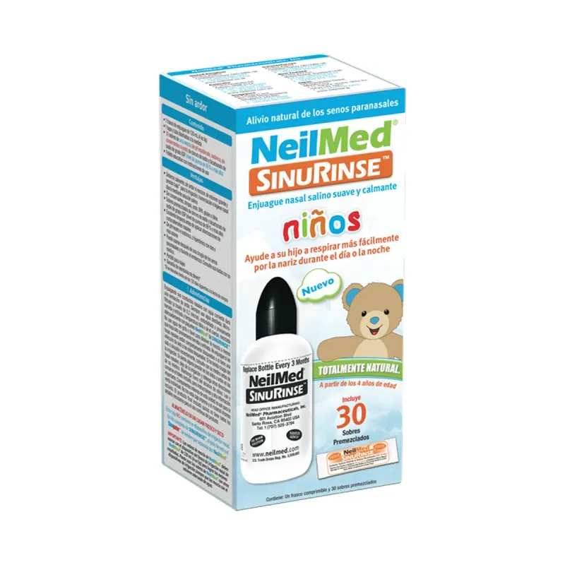 NeilMed Sinus Rinse Pediátrico 120 ml + 30 sobres | Farmacia Barata NeilMed Sinus Rinse Pediátrico 120 ml + 30 sobres | Farmacia Barata