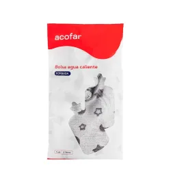 Acofar Bolsa de Agua Caliente Forrada 2 litros, 1 unidad