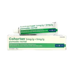 Cohortan 5mg/g+5mg/g Pomada Rectal, 30 gramos