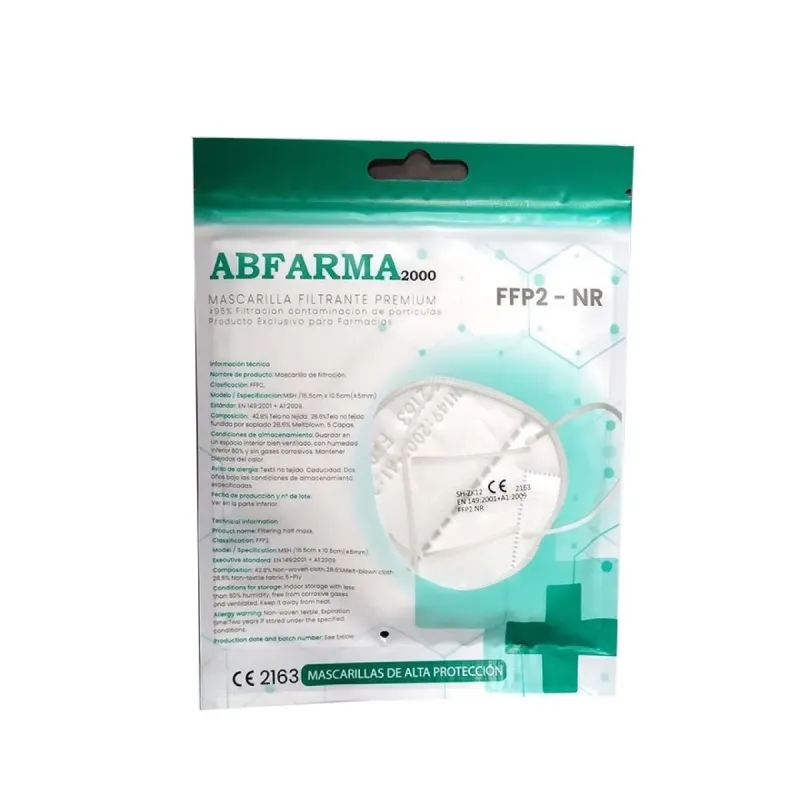 Mascarilla FFP2 Blanca, 1Ud | Farmacia Barata