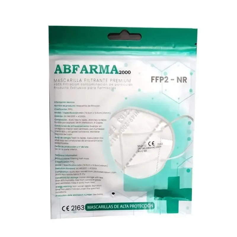 Mascarilla FFP2 Blanca, 1Ud | Farmacia Barata