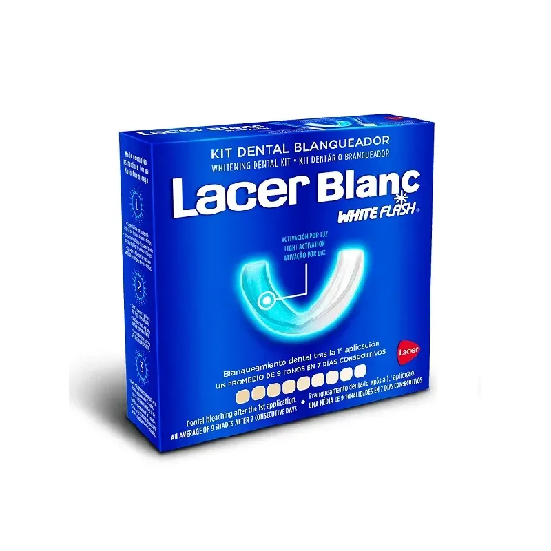 Lacer Blanc White Flash kit dental blanqueador| Farmacia Barata
