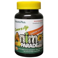 Natures Plus Animal Parade Multivit Naranja, 60 Comp.