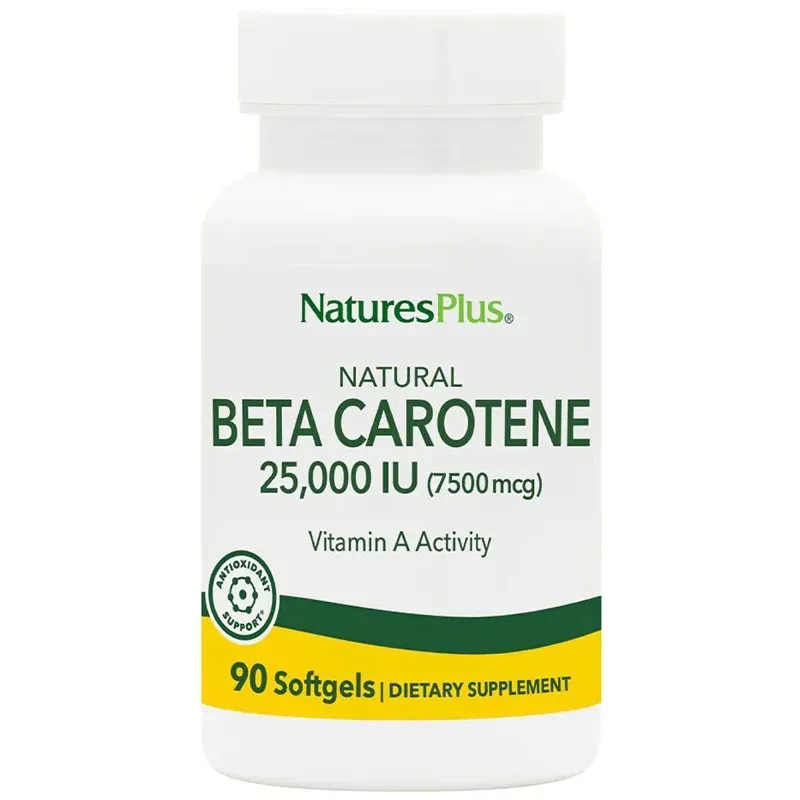 Natures Plus Natural Beta Carotene, 90 perlas| Farmacia Barata Natures Plus Natural Beta Carotene, 90 perlas| Farmacia Barata