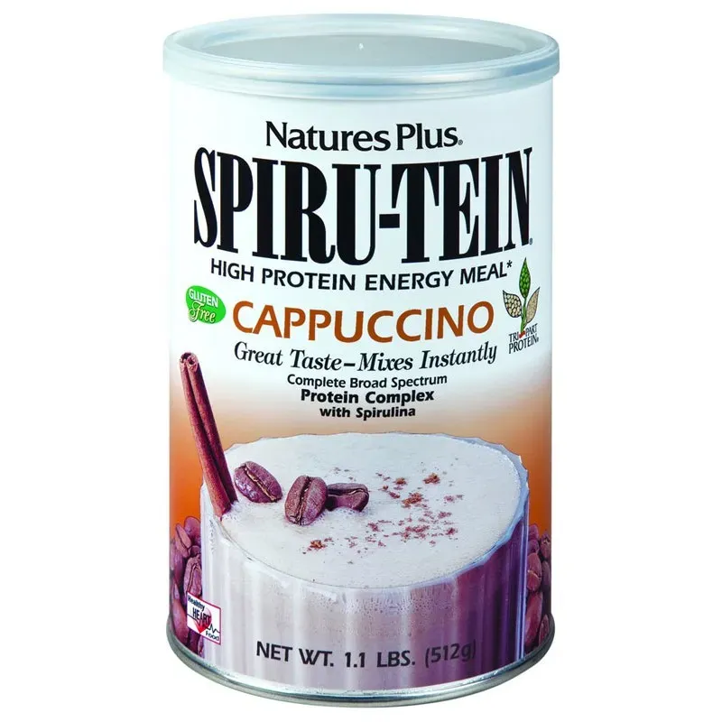 Nature's Plus Spiru-Tein Cappuccino 512 g | Farmacia Barata Nature's Plus Spiru-Tein Cappuccino 512 g | Farmacia Barata