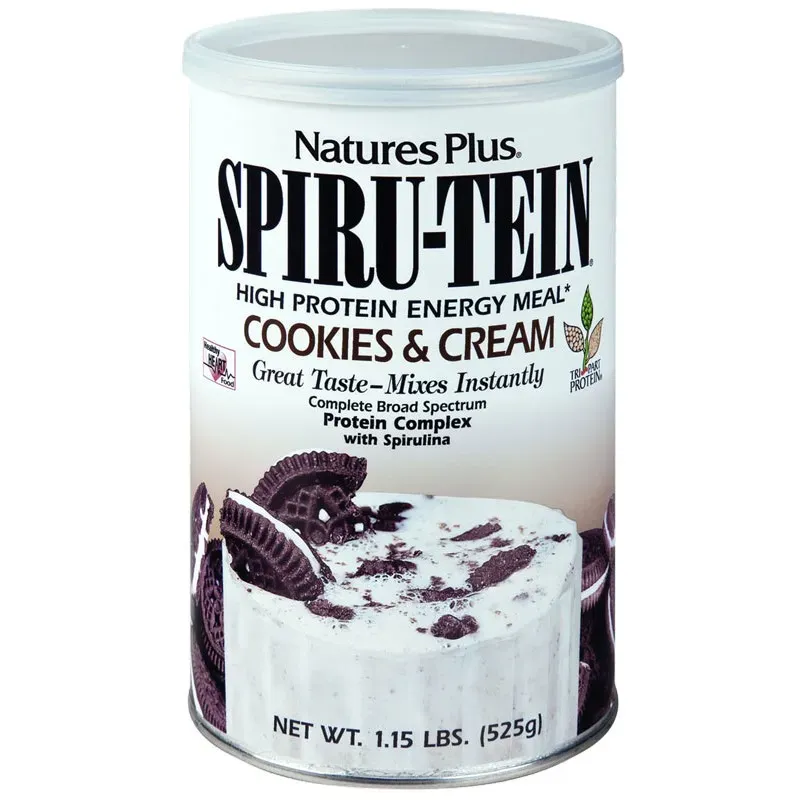 Nature’s plus spiru-tein cookies & cream | Farmacia Barata