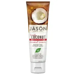 Jason Dentífrico Crema de Coco Blanqueador, 119 g.