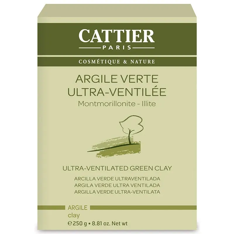 Cattier Arcilla Verde Ultraventilada, 250 g | Farmacia Barata