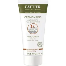 Cattier Crema de Manos Ultra Nutritiva, 75 ml.