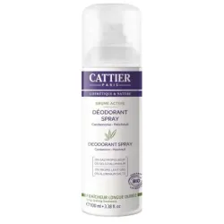 Cattier Desodorante Spray Brume Active, 100ml.