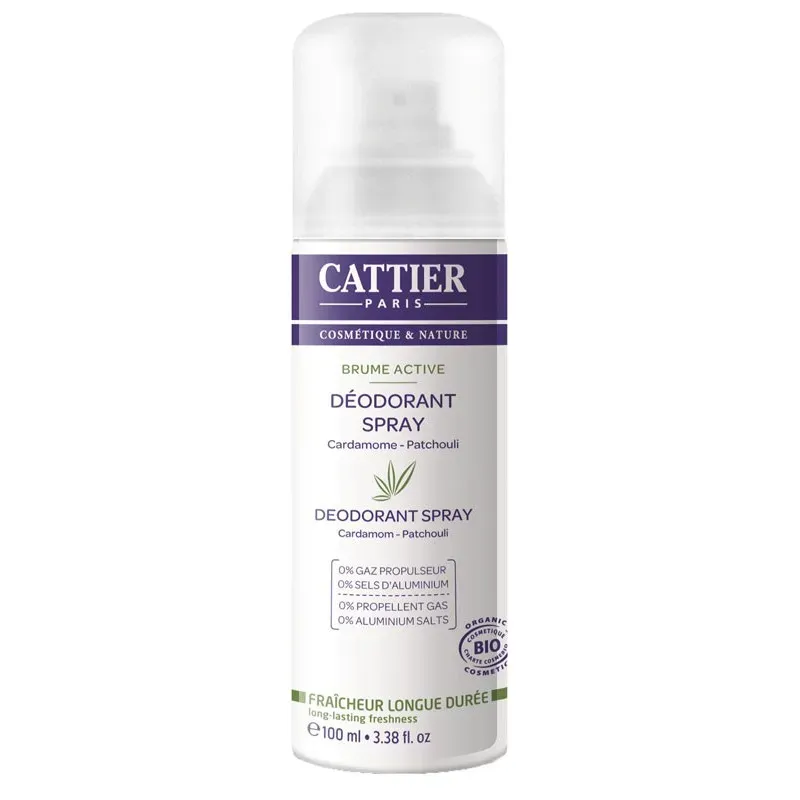 Cattier Desodorante Spray Brume Active, 100ml | Farmacia Barata