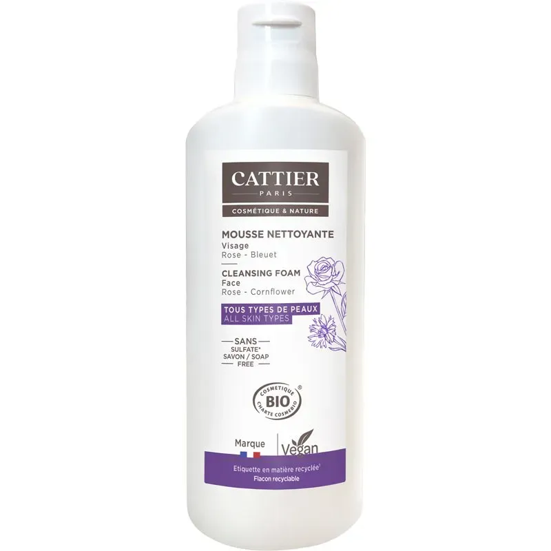 Cattier Espuma limpiador facial, 150ml | Farmacia Barata
