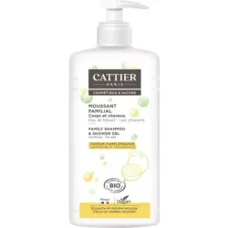 Cattier Gel de ducha y Champú Familiar, 1L.