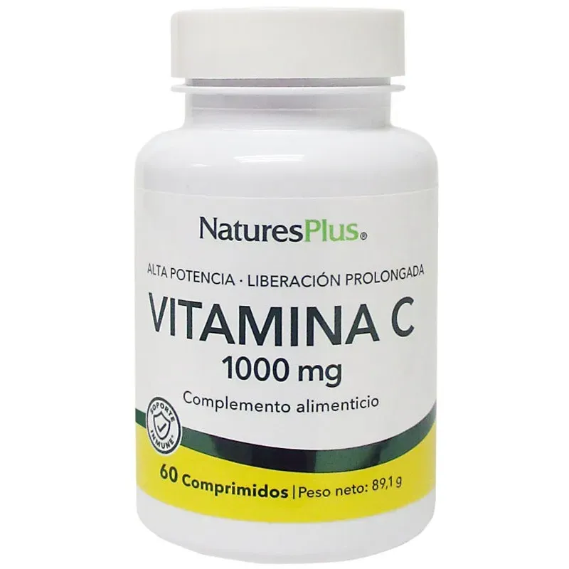 Nature’s Plus Vitamina C 1000mg, 60 Comprimidos | Farmacia Barata Nature’s Plus Vitamina C 1000mg, 60 Comprimidos | Farmacia Barata