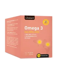 Vitalart Omega 3, 30 perlas + 30 cápsulas