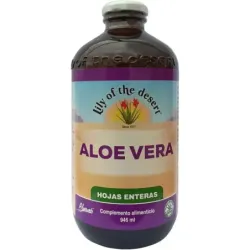 Lily Desert Aloe Zumo Hojas Enteras, 946ml.