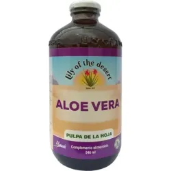 Lily Desert Aloe Zumo Eco Pulpa, 946ml.