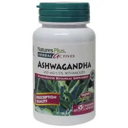 Natures plus Ashwagandha 450 mg 60 Caps.
