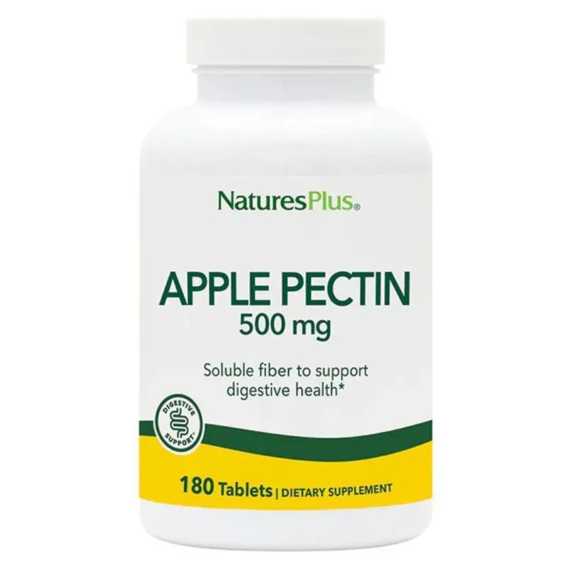Natures Plus Pectina de Manzana 500 mg | Farmacia Barata