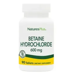 Natures Plus Betaina HCL 600 mg, 90 Comp.