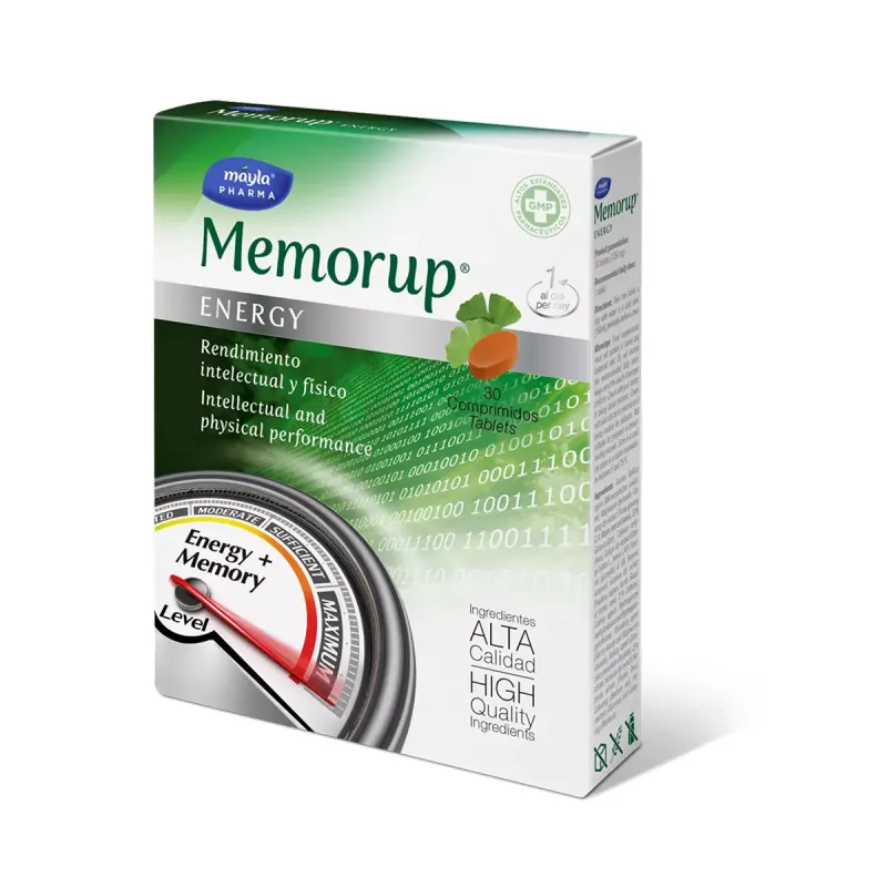 Mayla Memorup Energy, 30 Comp. | Farmacia Barata
