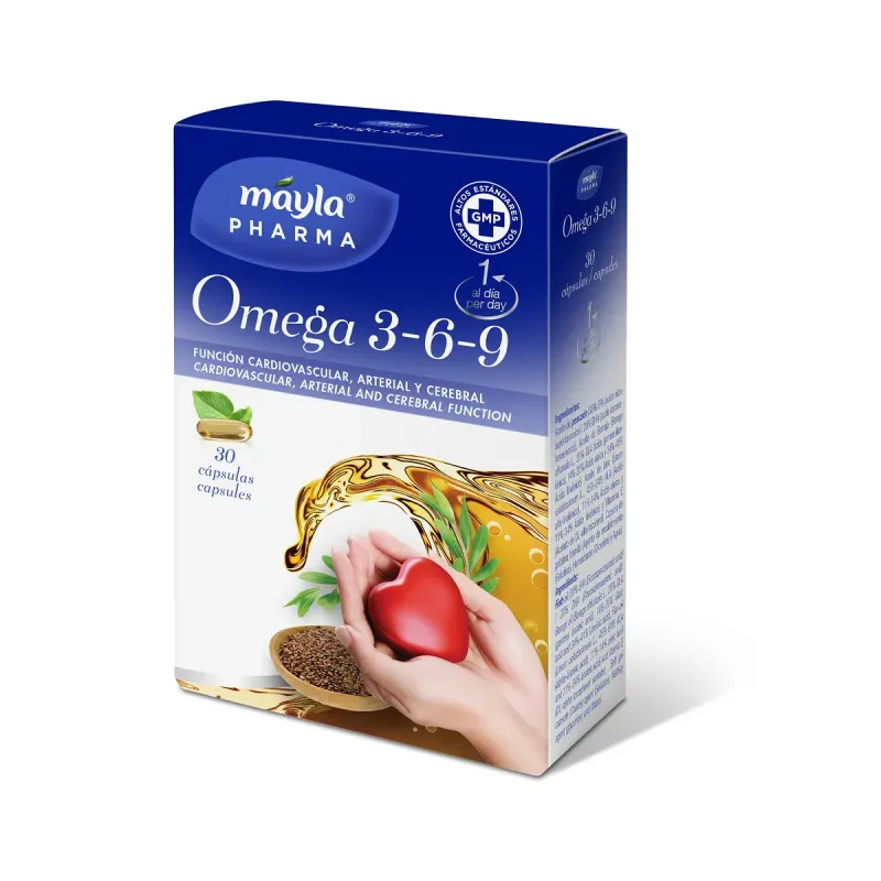 Mayla Omega 3-6-9, 30 cápsulas | Farmacia Barata
