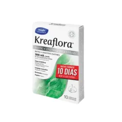 Mayla Kreaflora Biotic+ Enzimas Digestivas, 10 cápsulas