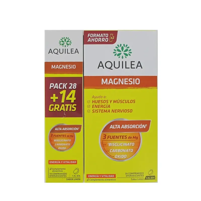 Aquilea Magnesio Potasio Efervescente 28+14 | Farmacia Barata