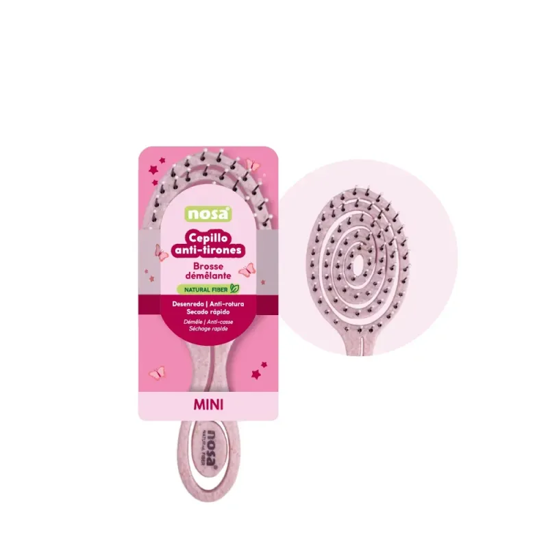 Nosa Cepillo Anti-Tirones Pequeño Rosa | Farmacia Barata Nosa Cepillo Anti-Tirones Pequeño Rosa | Farmacia Barata