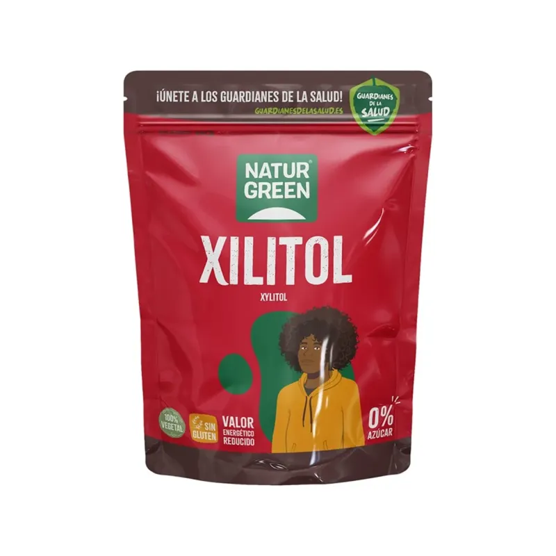 NaturGreen Xilitol azúcar de abedul, 500 g | Farmacia Barata