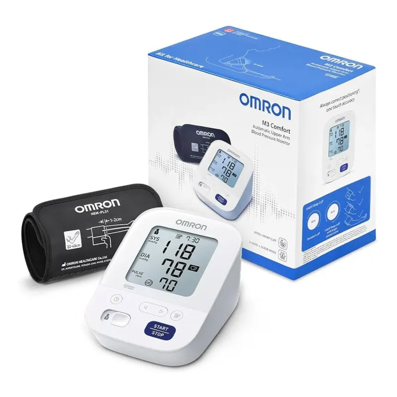 Tensiómetro Omron M3 confort para brazo| Farmacia Barata